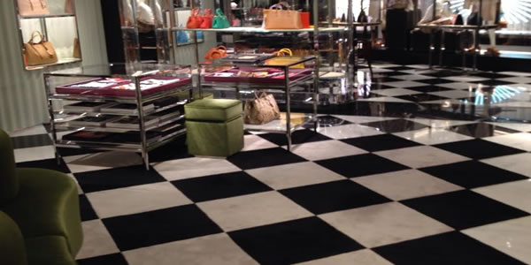 Black & White Harlequin floor