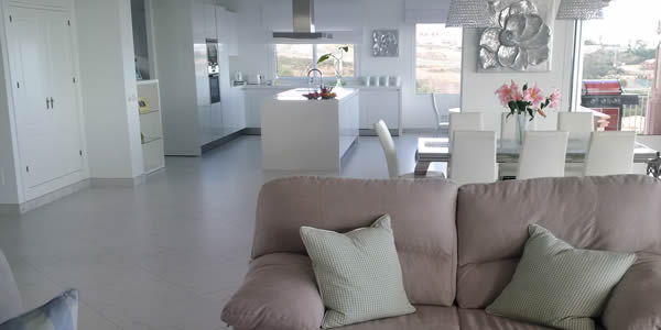 Stunning marble floor in a premier villa